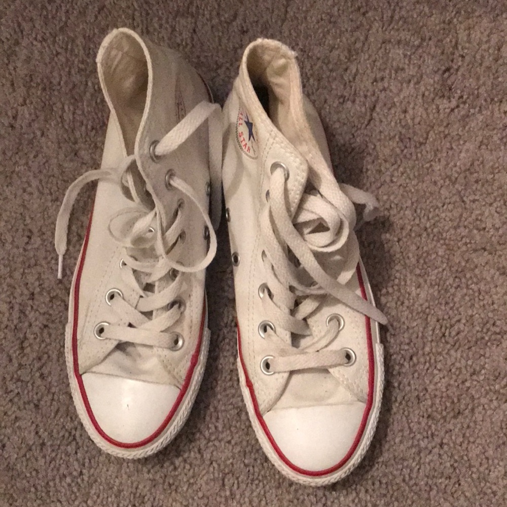 White Converse All Stars